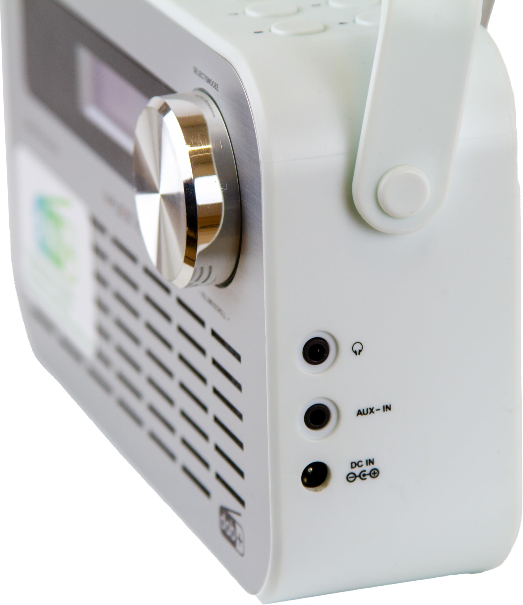 Majestic DAB 843 - Radio DAB/DAB+/FM, display LCD, Ingresso AUX-IN, presa cuffie, sveglia doppio allarme, adattatore per alimentazione incluso