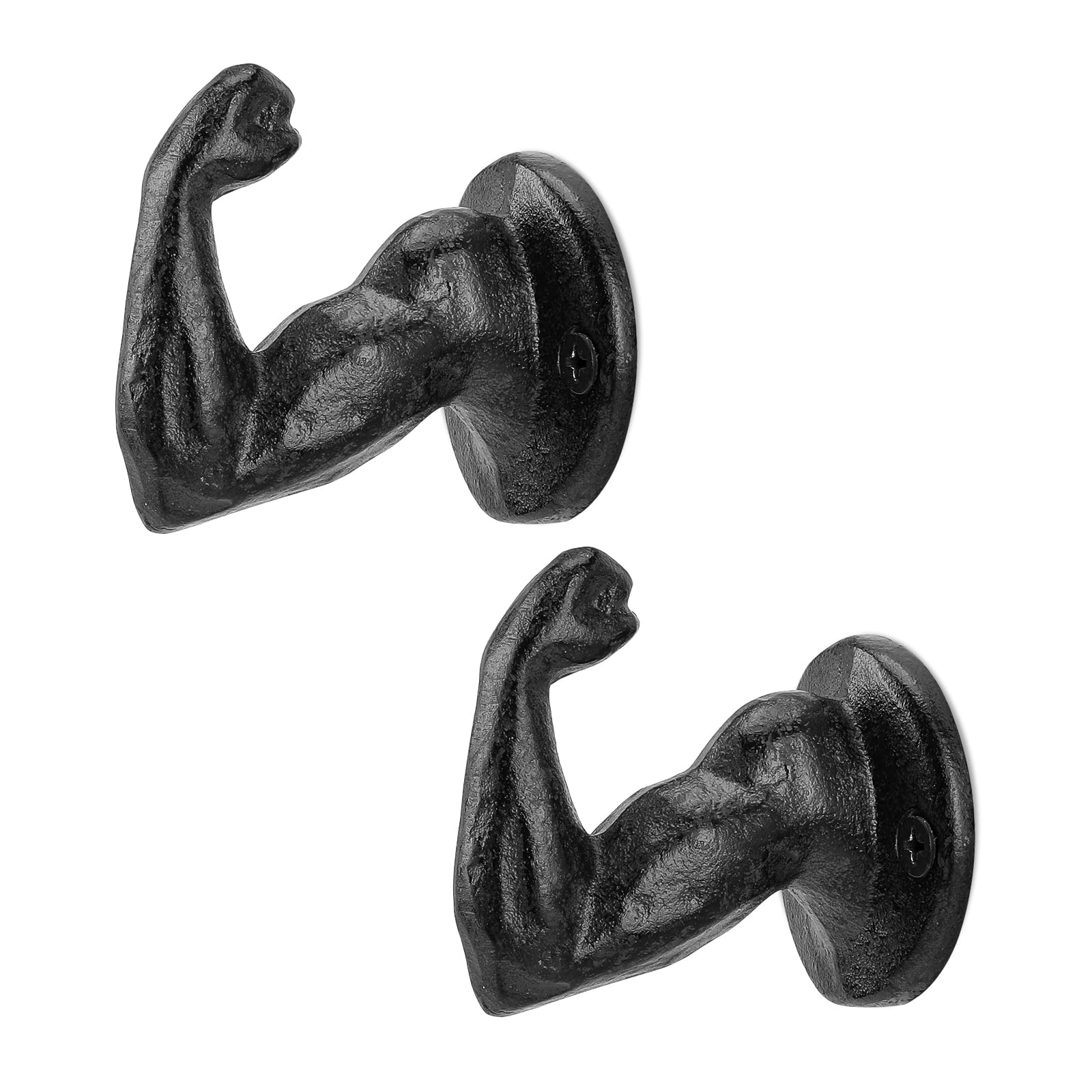 Amazon.com: Womeet Rustic Cast Iron Coat Hooks, Wall Mounted Key