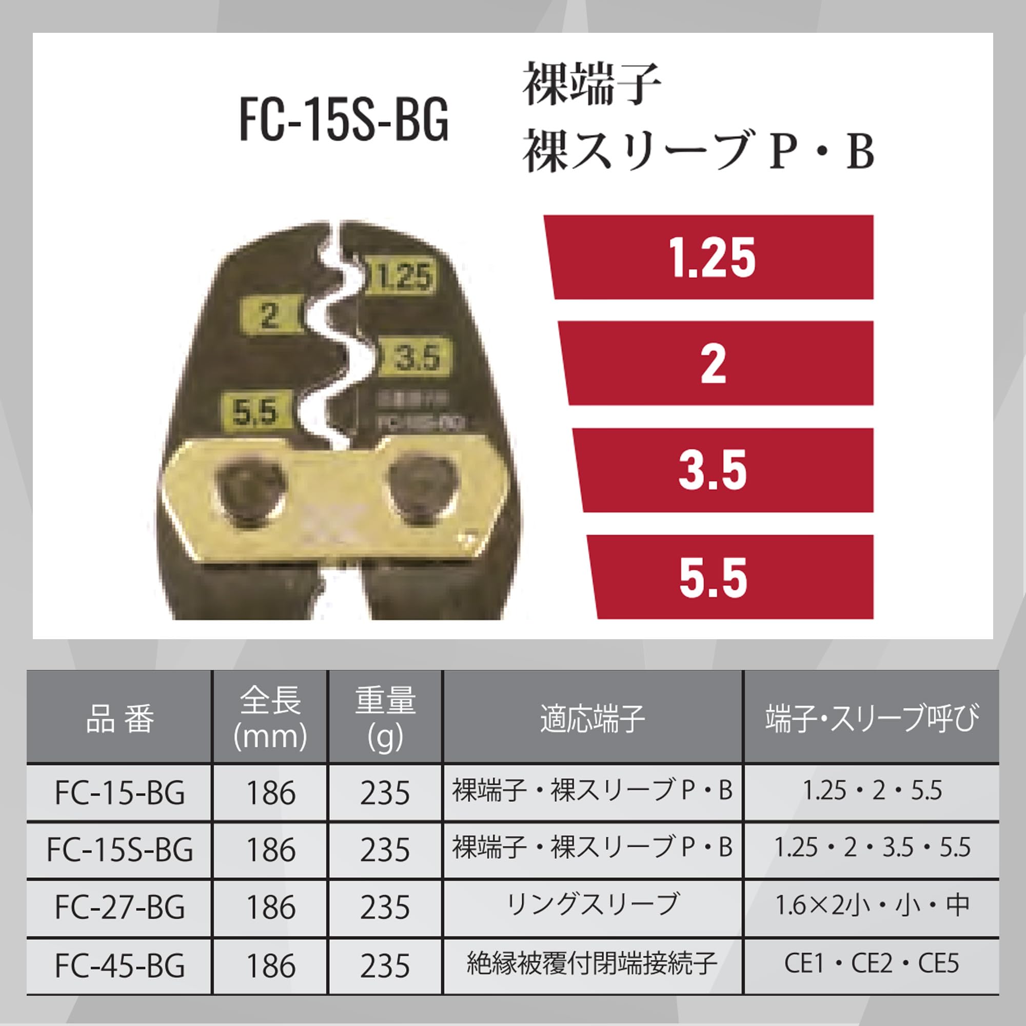 Amazon.co.jp: フジ矢(Fujiya) 圧着工具 黒金 裸端子・裸スリーブ用