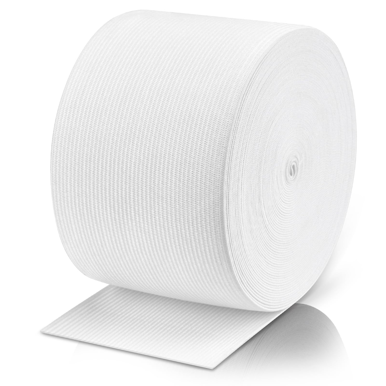 Airisoer Elastic Bands for Sewing 3 Inch x 12 Yards, White