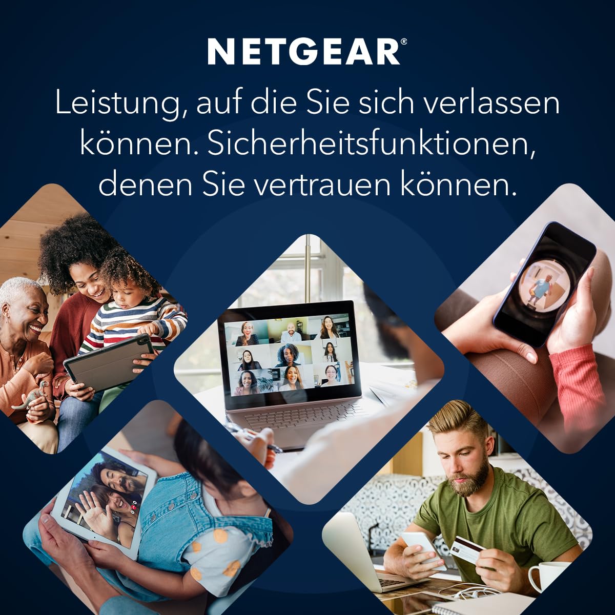 NETGEAR Orbi Serie 770 | Mesh WiFi 7 System | RBE773 | Mesh WiFi 7 Router und 2 Satelliten | Bis zu 11 Gbit/s | Abdeckung bis 540 m² | 100 Geräte | 2,5-GB-Internetport | Tri-Band BE11000 | 3 Pack