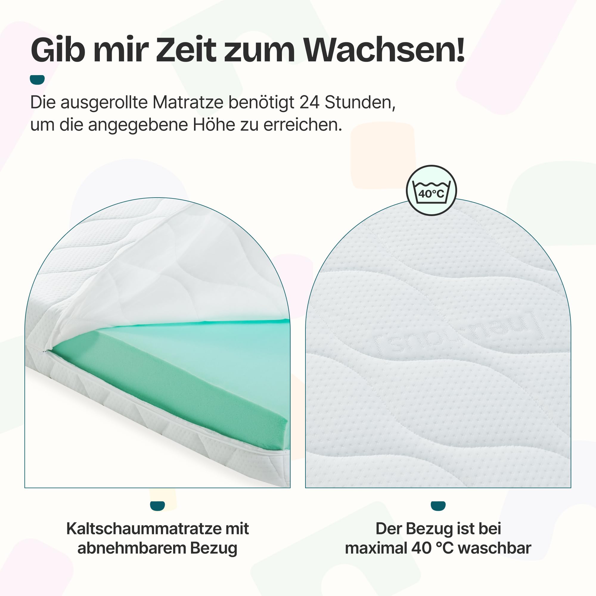 [en.casa] Kinderbett Treviolo mit Matratze 90 x 200 cm Hausbett Holzbett für Kinder mit Rausfallschutz Montessori Bettgestell mit Lattenrost Spielbett Kiefernholz Holz Natur