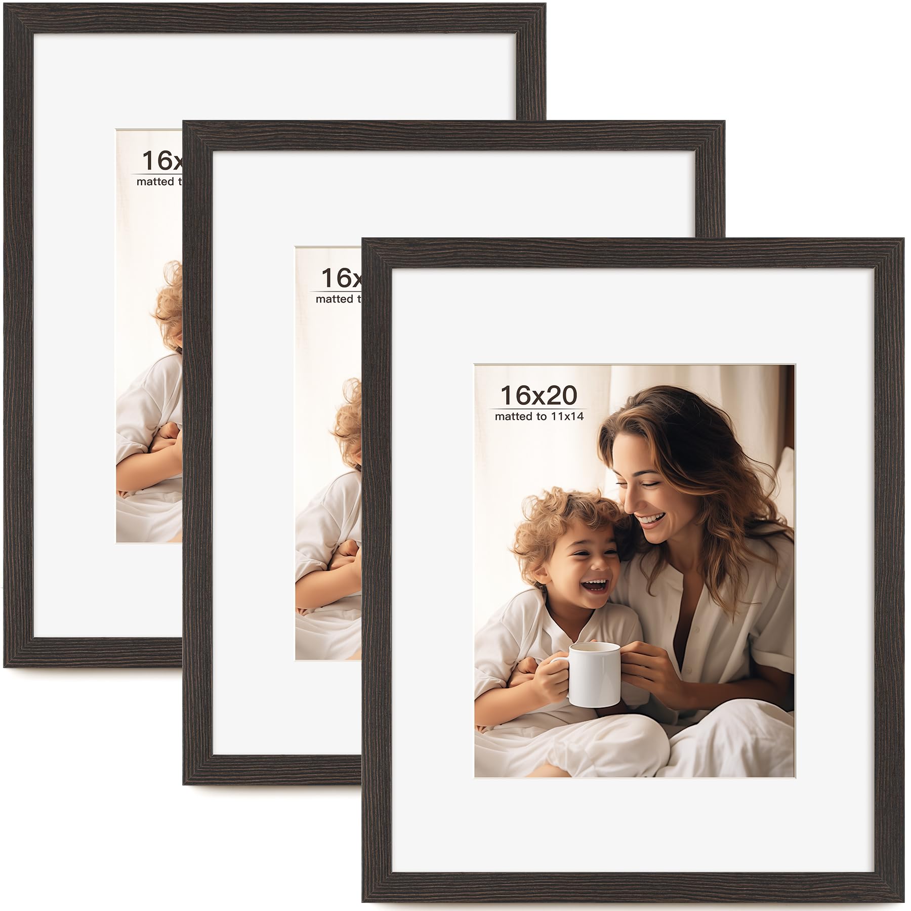 Amazon.com - FinalFind 16x20 Picture Frame with Mat for 11x14 Set