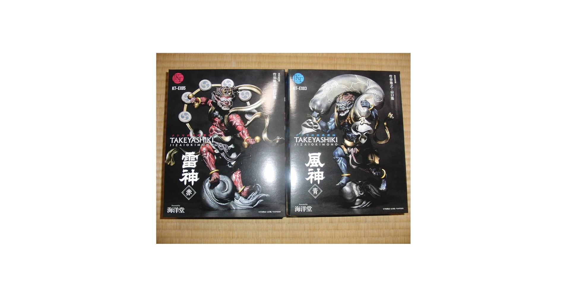 リボルテック　風神　雷神　セット売り　現状品 Yahoo!オークション - ジャンク品 海洋堂 リボルテック 風神