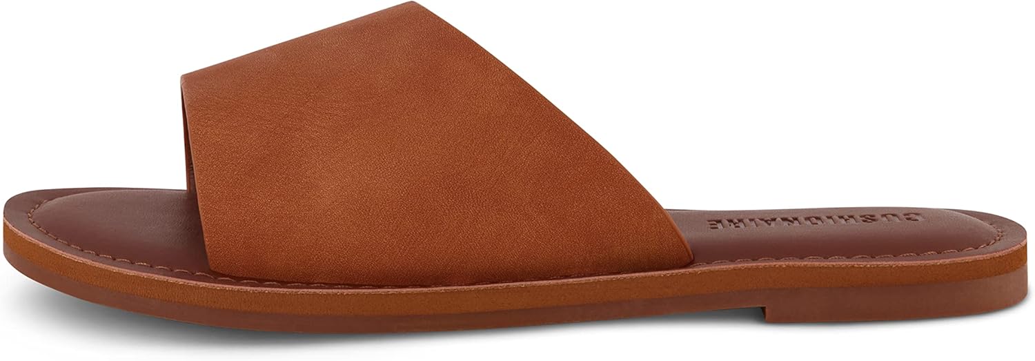  | Cushionaire Women's Carly slide Sandal with Memory Foam | Slides