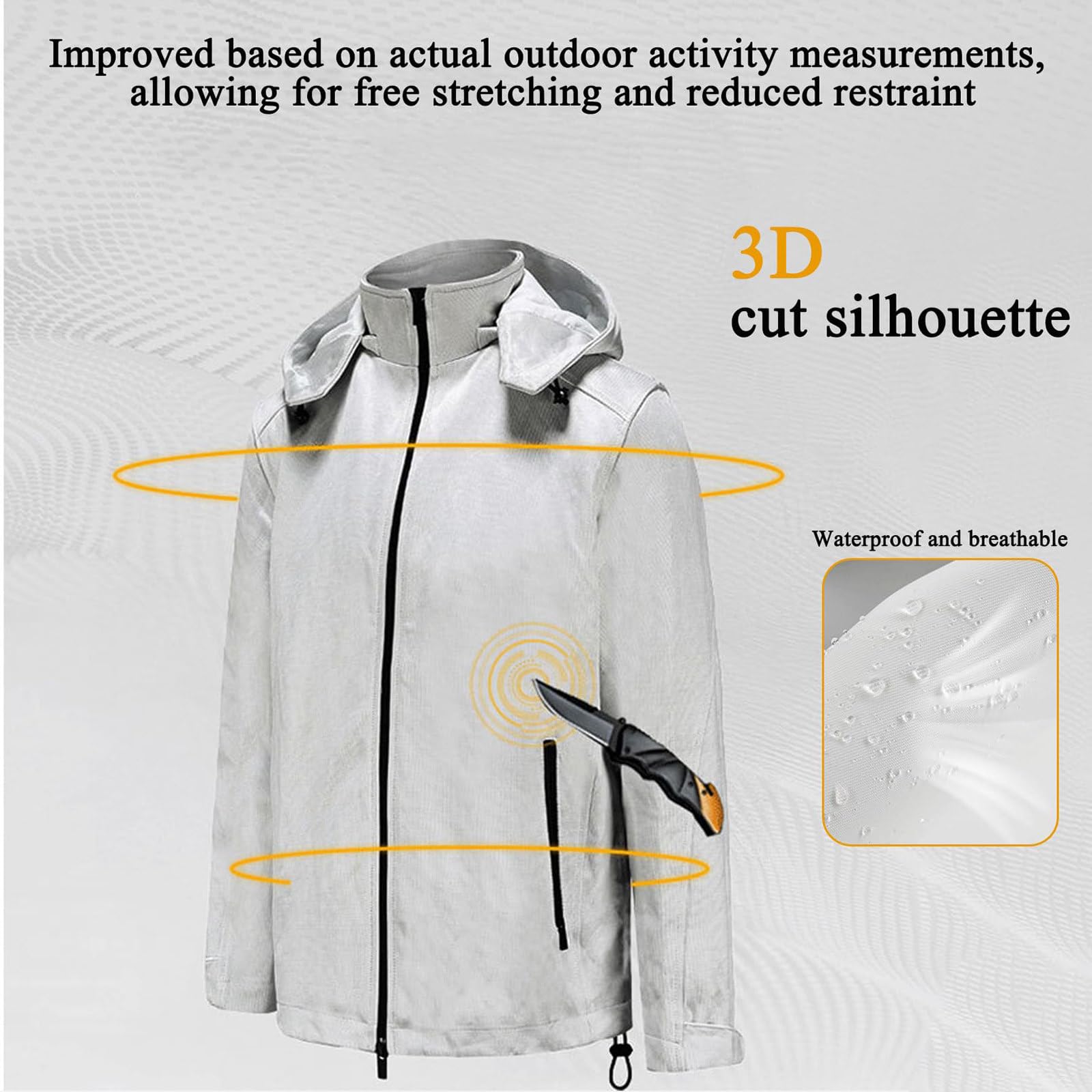 Chaqueta AntipuñAladas, Chaqueta AntiperforacióN para Hombre, ProteccióN De 5 Niveles, ProteccióN De Alto Rendimiento para La Seguridad Personal, para PolicíAs Y Personal De Seguridad. L