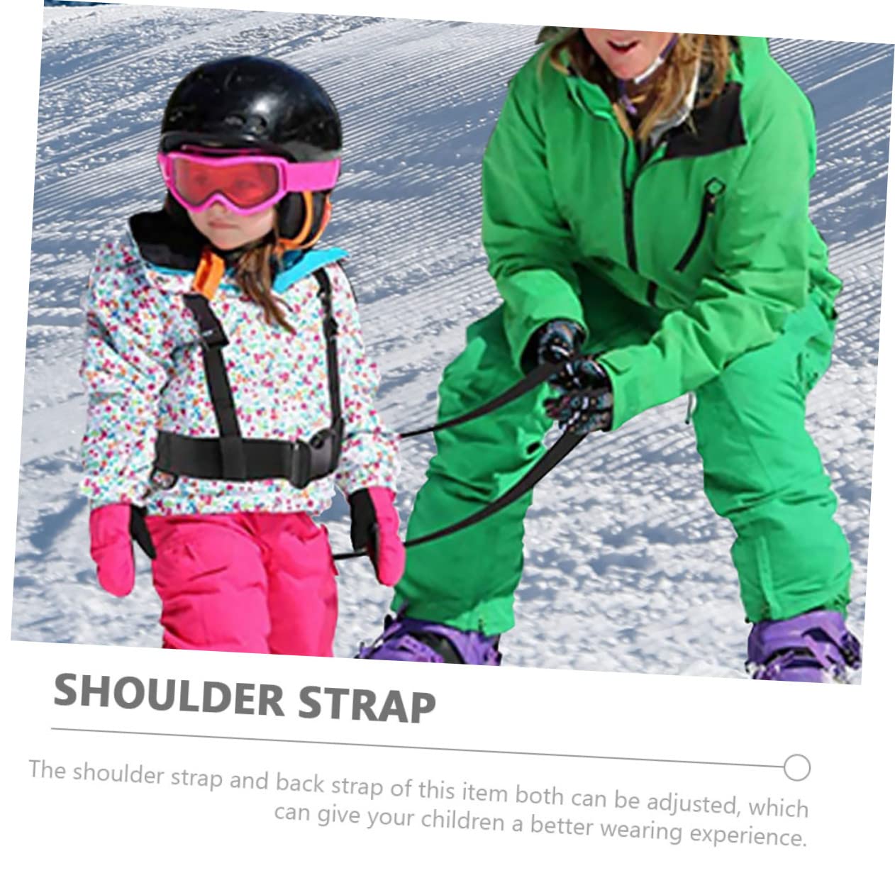 balacoo Boys and Girls Ski Straps Ski Assist Belt for Training Children Traction Belt Balance