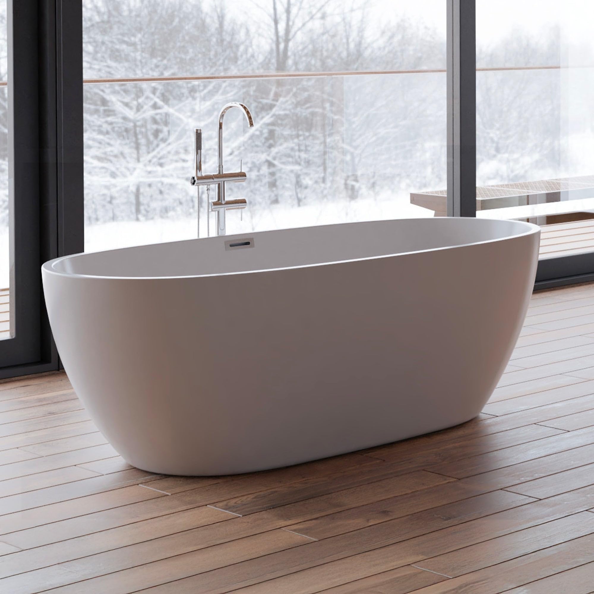 SPALINA Samba - Bañera exenta Oval L. 170 x l. 79 cm