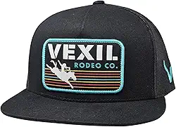 Vexil Boné de malha ajustável estilo de vida ocidental inspirado no sudoeste do rodeio