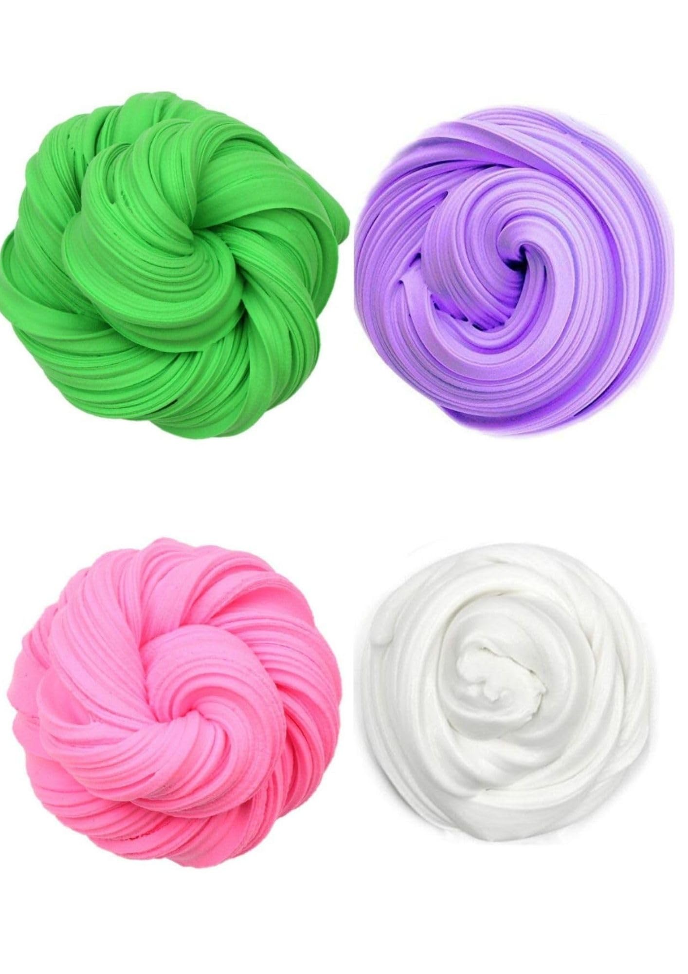 Sponsored Ad - Juliana Combo Slime,Soft Putty Stretchy Slime Toy, Stress Reliever Putty Toy, For Kids And Adults, (Pack Of 4) (Combo 6)