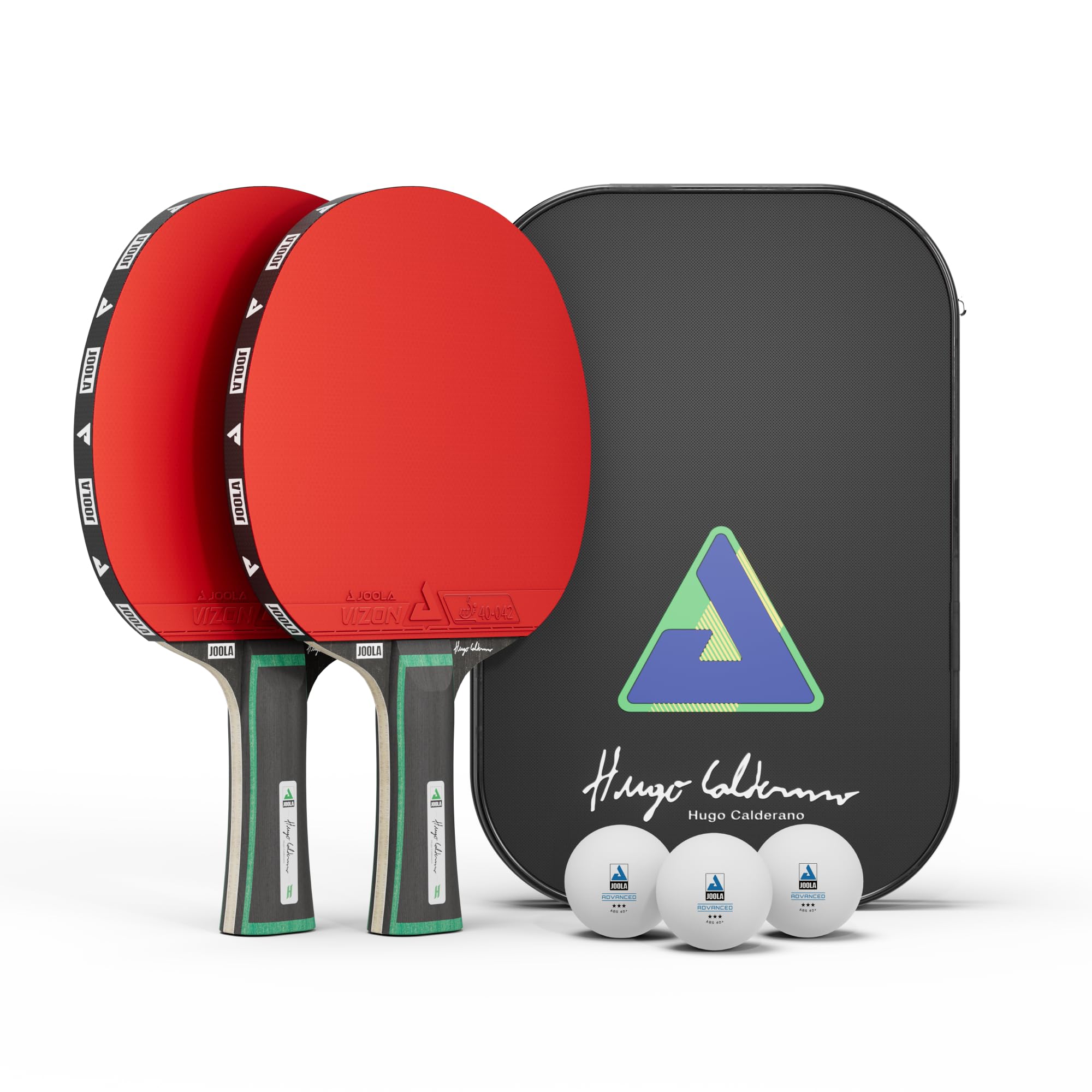 joola rec tt hc duo pro table tennis racket set