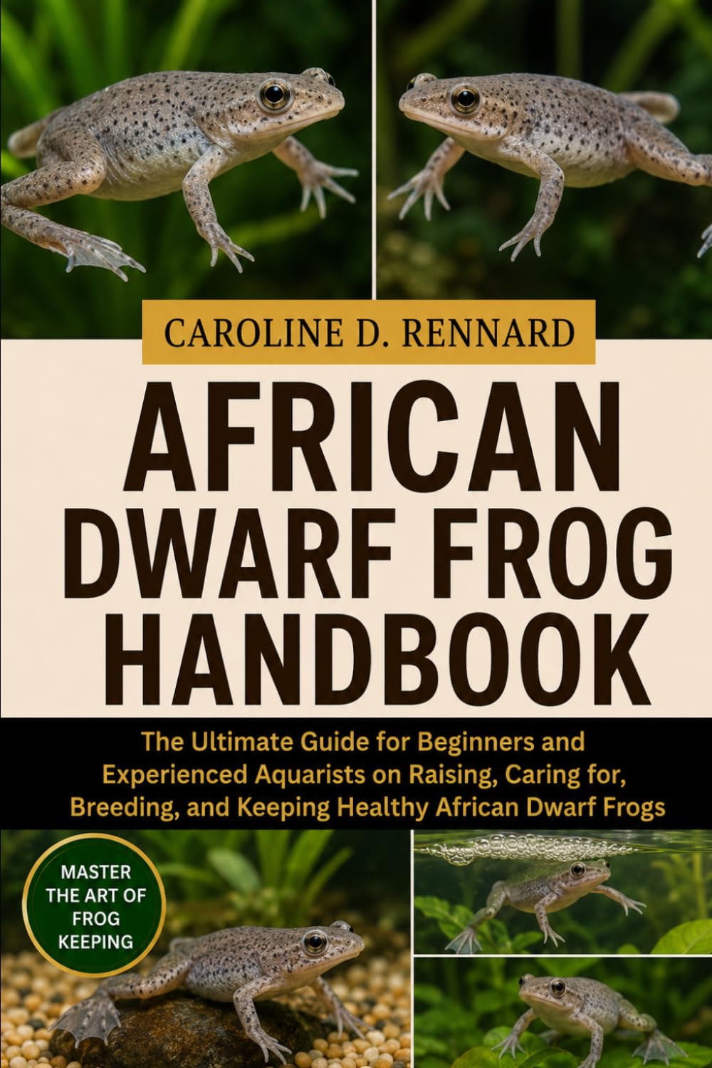 AFRICAN DWARF FROG HANDBOOK: The Ultimate Guide for Beginners and Experienced Aquarists on Raising, Caring for, Breeding, and Keeping Healthy African Dwarf Frogs