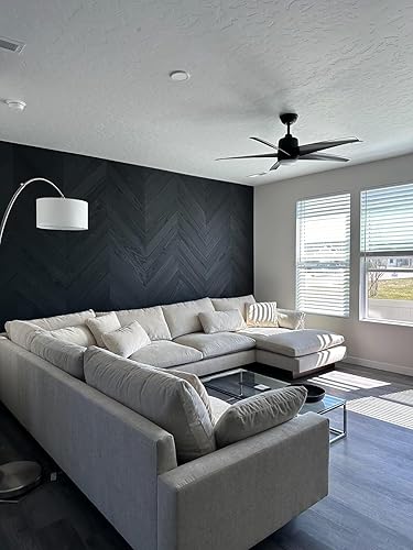 Miniatura 9 de SINGULARWOOD Tablones de pared, paneles de madera de acento rústico real para decoración de paredes interiores, fácil instalación (12 hojas14.50