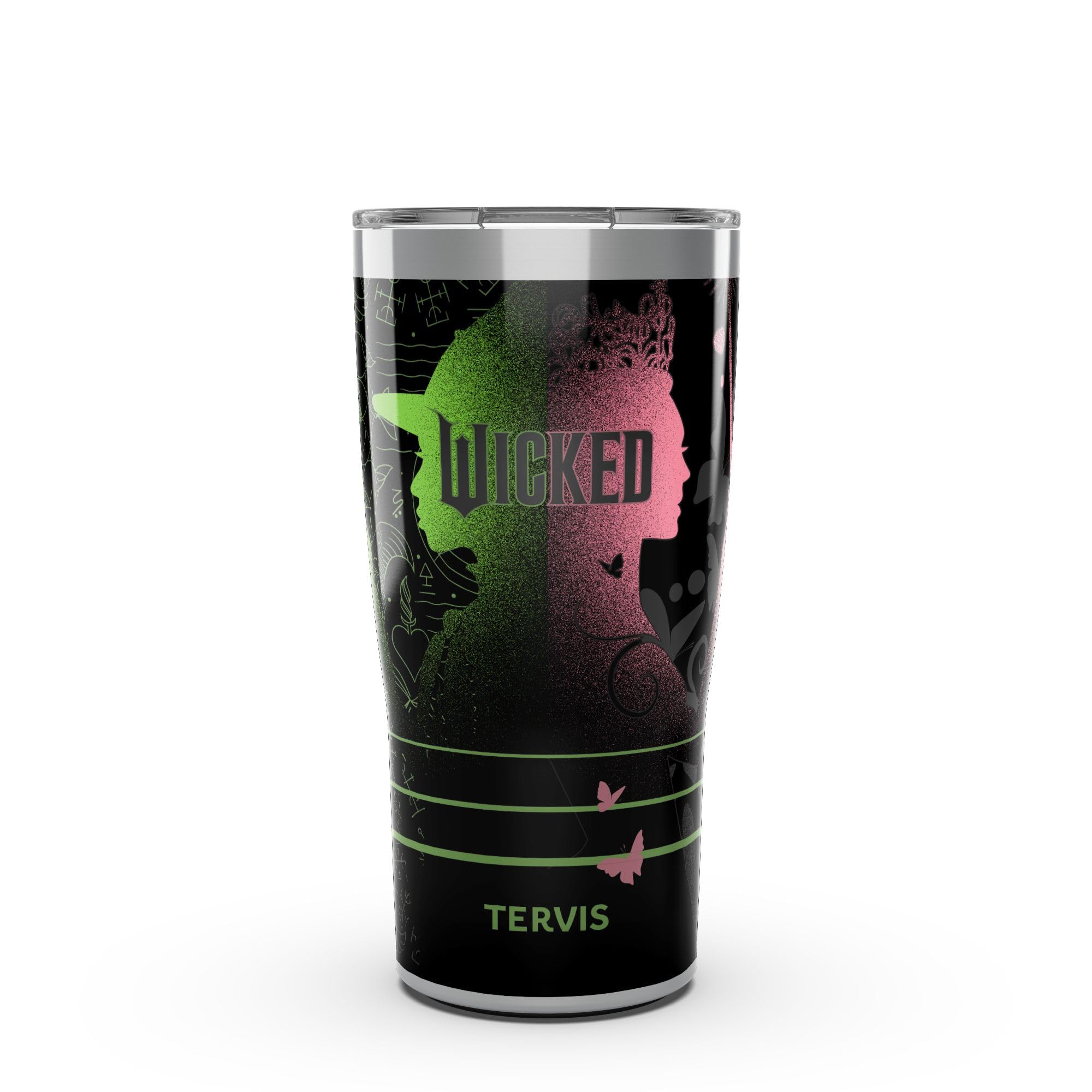 Tervis Traveler – Vaso Aislado De Triple Pared Con Diseño De Colibríes Coloridos Mantiene Las Bebidas Frias Y Calientes 20 Onzas Acero Inoxidable