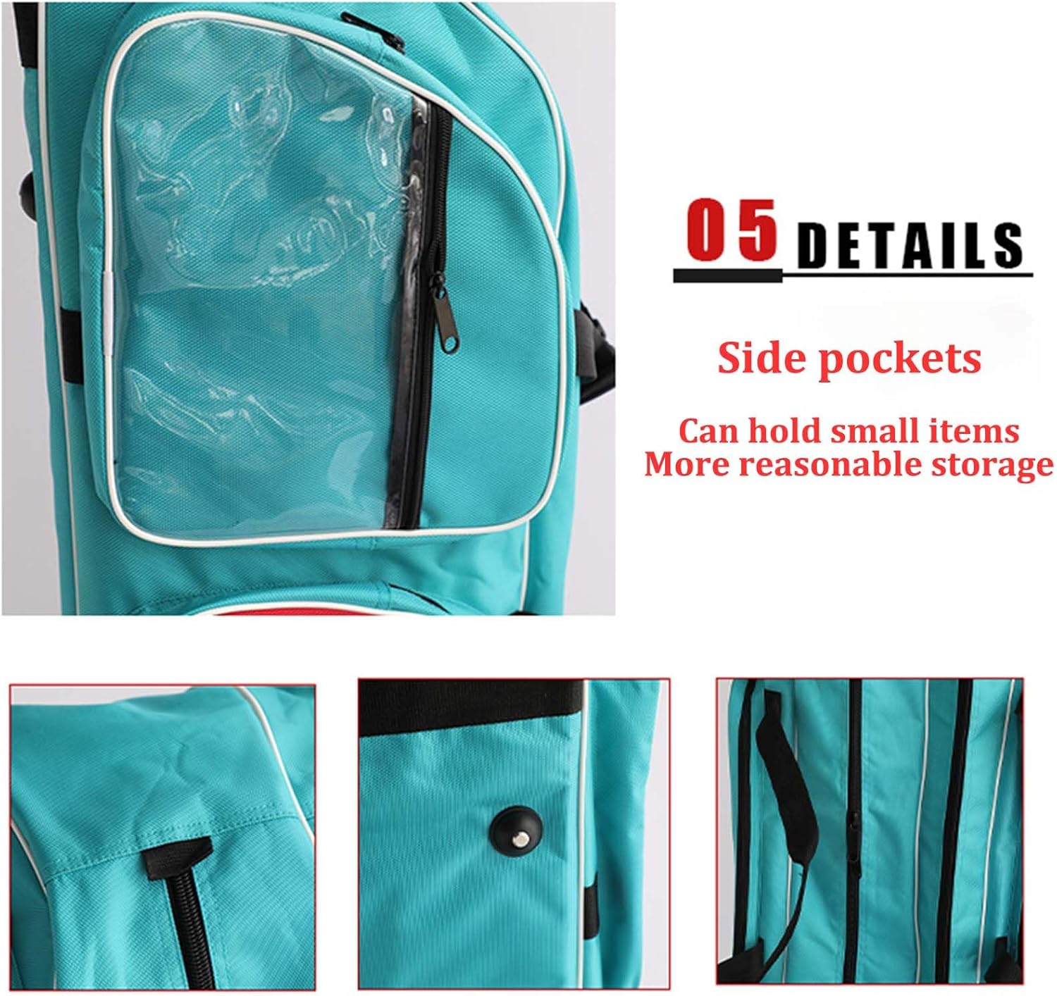 TBQATNTS Fencing Bag,Oxford Material,Fencing Bag with Wheels, Fencing Suit Trolley Sword Bag,Suitable for All Kinds of Fencing Swords,Including Foil,Epee and Saber,Large Capacity,Yellow