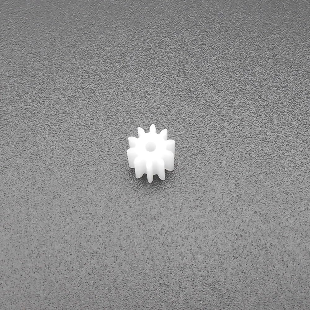20x Zylindrische Kunststoff-Zahnräder – 0,5 Modul, 10 Zähne, 2 Mm Bohrung, Für DIY-Modelle