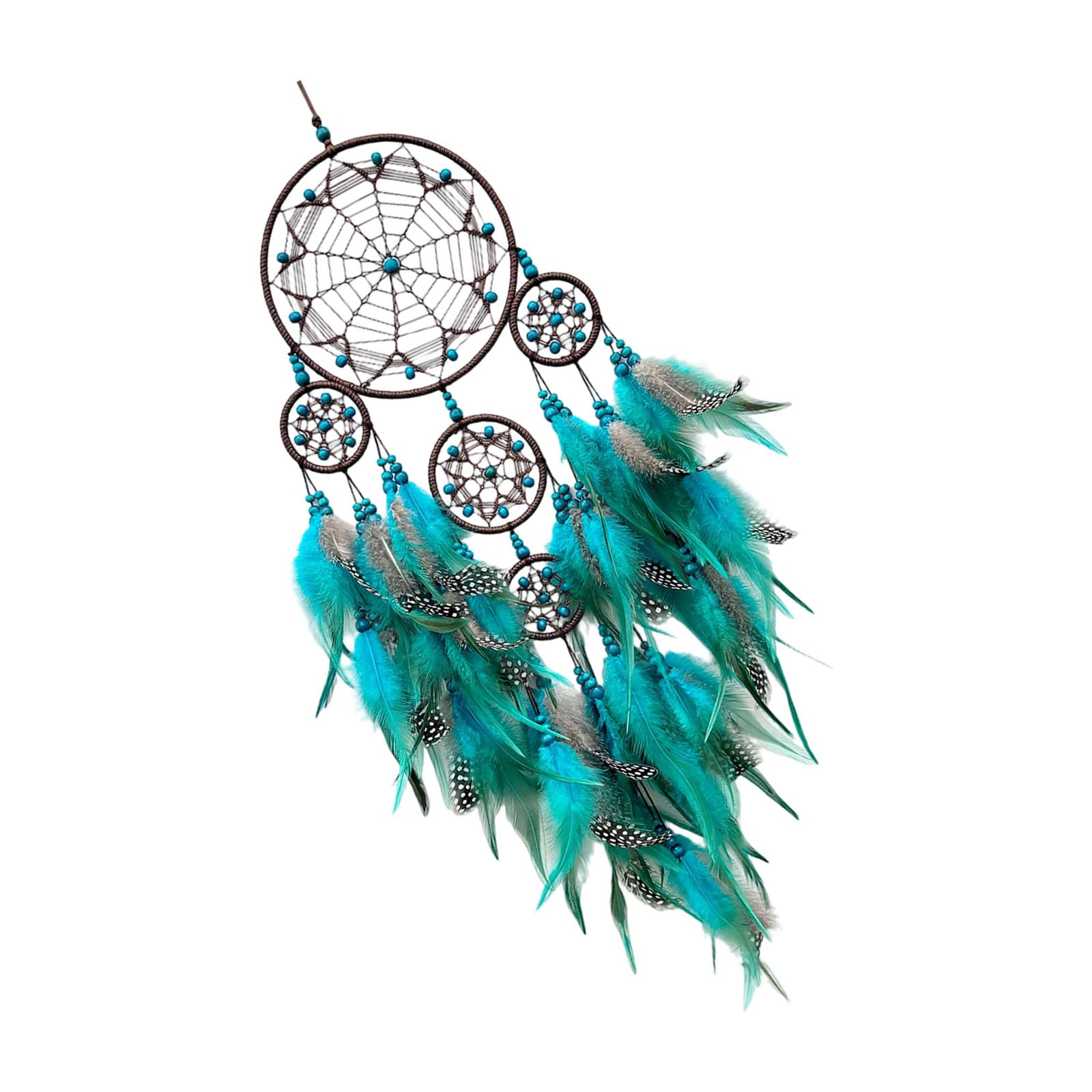 Artistic Dreamcatchers Wall Hanging Handcrafted with Iron Rings and Feathered Tassels Pendants for Wedding Birthday Gift Feathered Dream Catcher