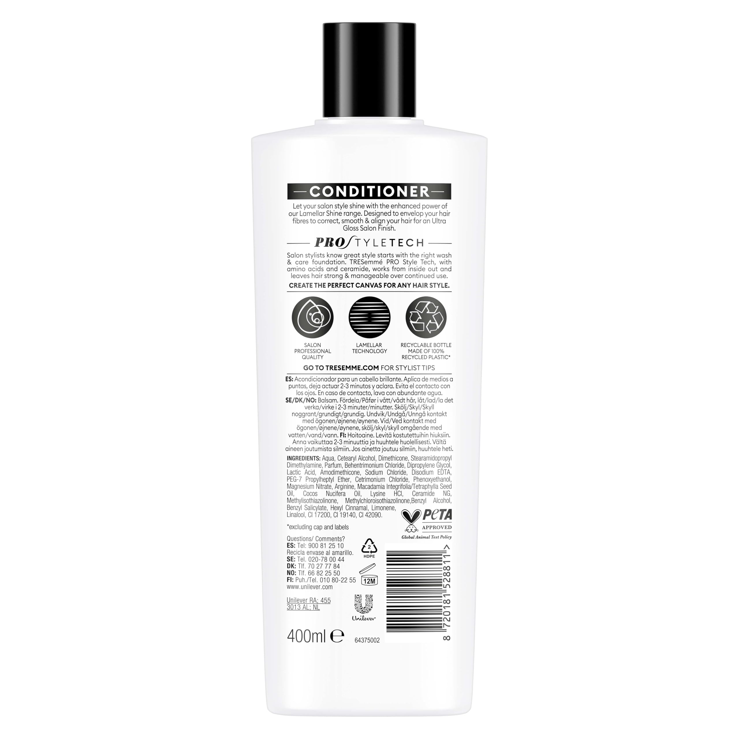TRESemmé Lamellar Shine odżywka do włosów, bez życia i matowa, 685 ml