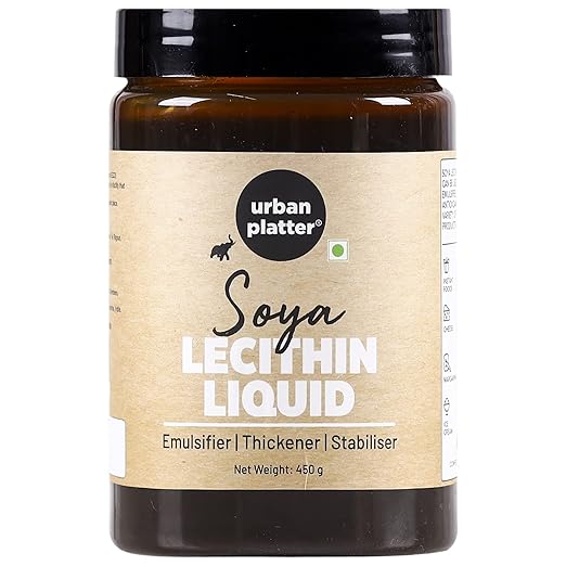 Urban Platter Soy Lecithin Liquid, 450g (Soya lecithin Emulsifier
