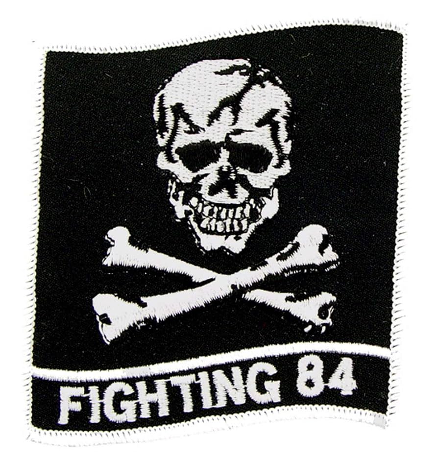 No.1148 ☆横振り刺繍パッチ☆ JOLLY ROGERS Amazon.com: VF-84 Jolly Rogers Tomcat Patch, 4.5