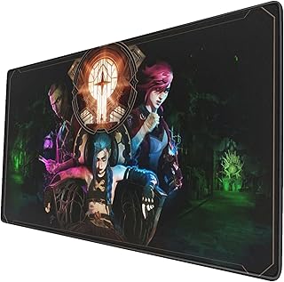 Sponsored Ad - Mouse Pad Anime Arcane: League of Legends Game 40cm*75cm Large Anti-Slip Stylish Desk Pad Waterproof Ergono...