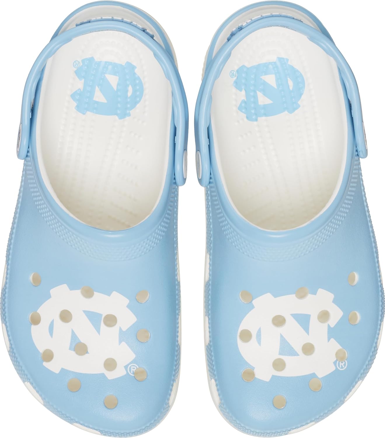 Crocs Unisex-Adult Classic Collegiate Clogs, North Carolina, 12 Men/14 Women