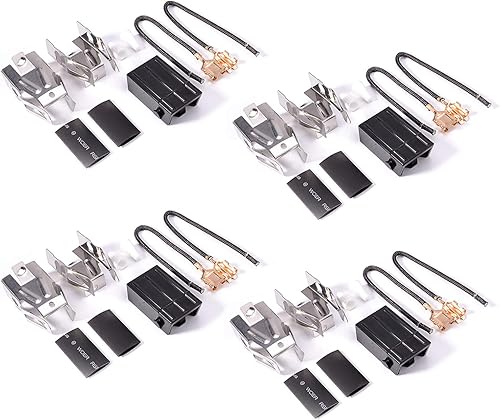 330031 Range Receptáculo Quemador Receptáculo Kit para Whirlpool Kenmore Sears y Roper Refrigerador Horno 814399 5303935058 (paquete de 4)