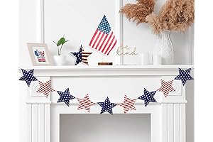Whaline Patriotic 4th of July Garland