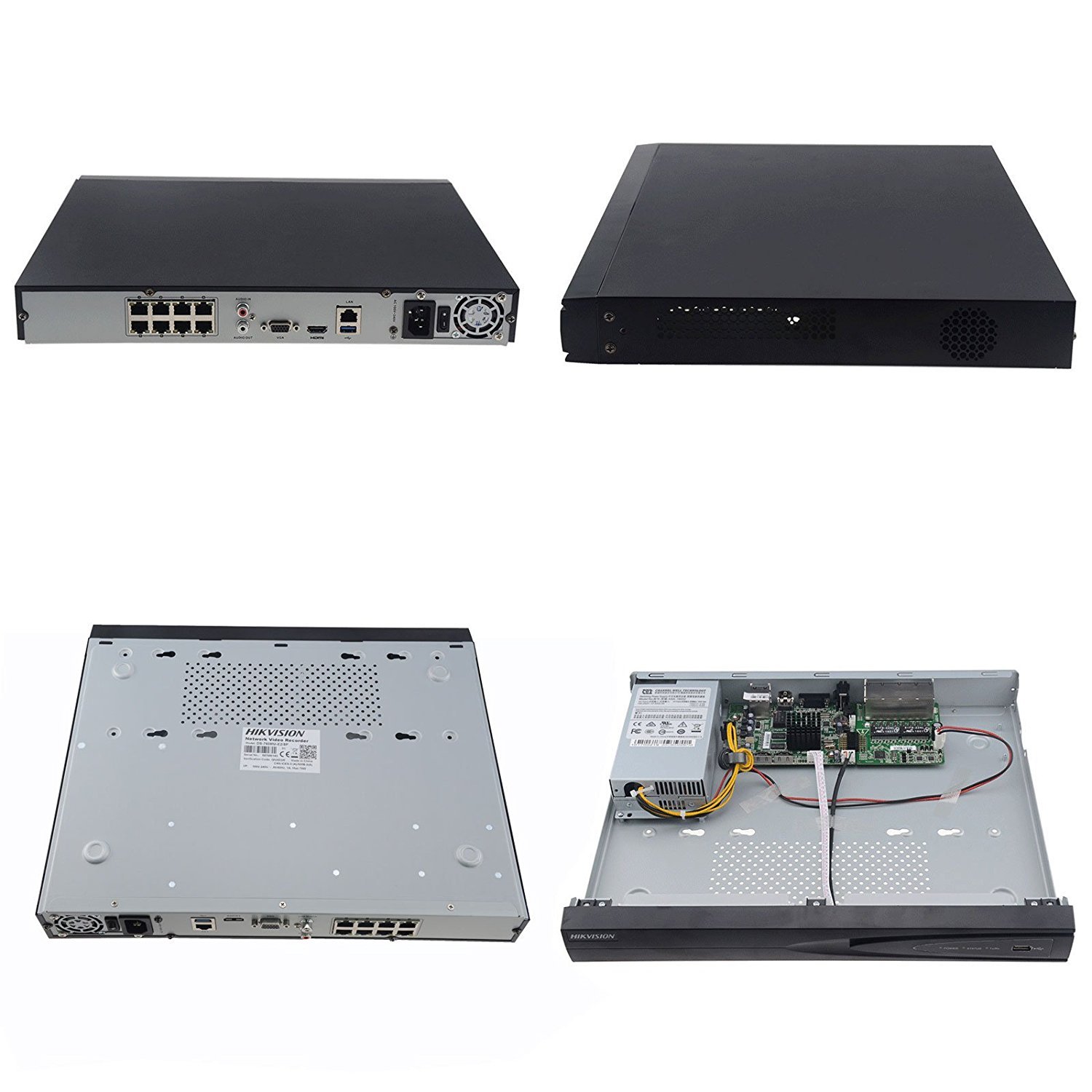HIKVISION NVR DS-7608NI-E2/8P 8CH PoE Embedded Plug & Play Network