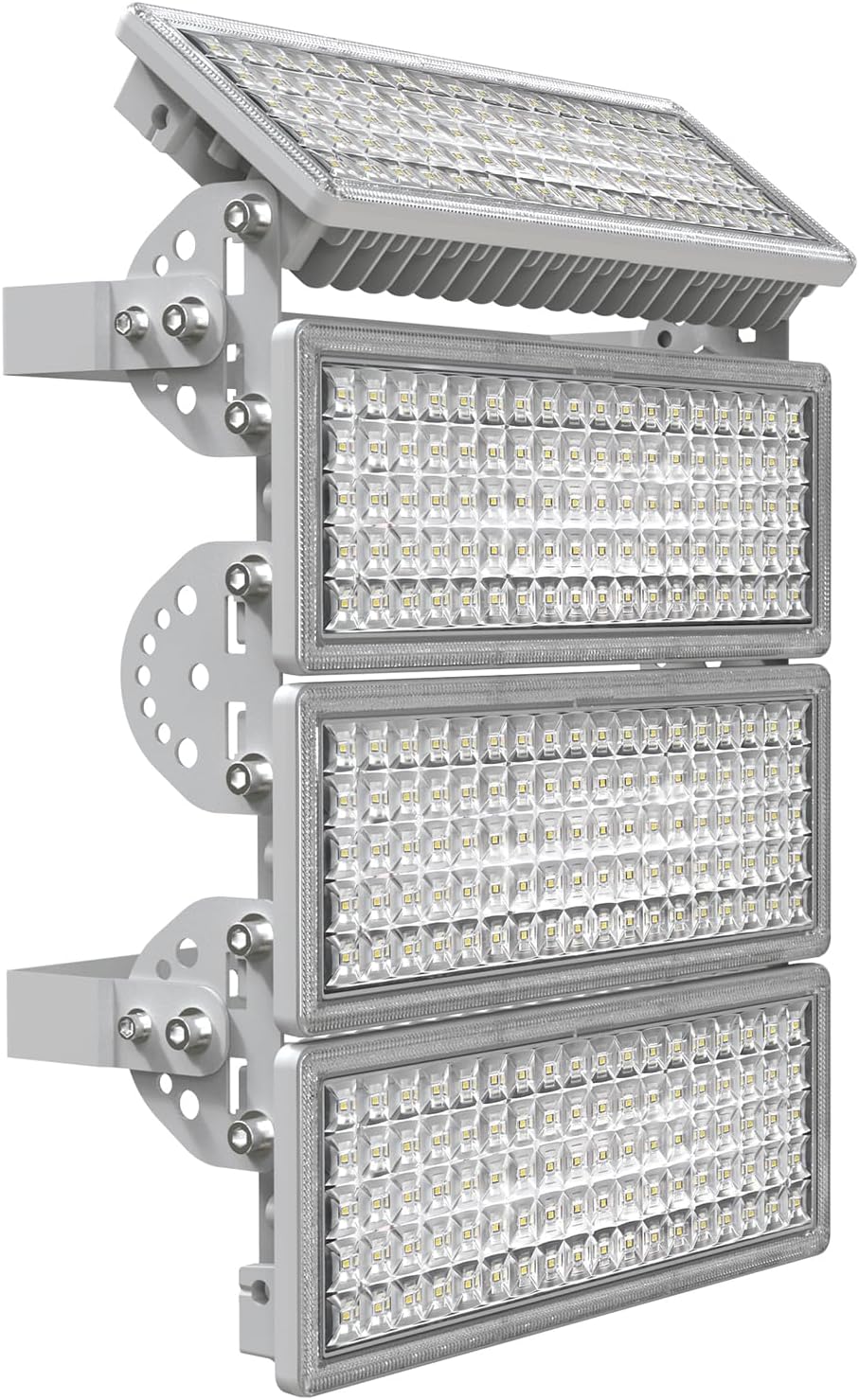 Kekeou Stadium Lights Outdoor LED Flood Light 400W 56000LM 6500K Arena Field Lights Surge 6KV IP67 Waterproof Parking Lot Light Adjustable Lighting Angle for Court