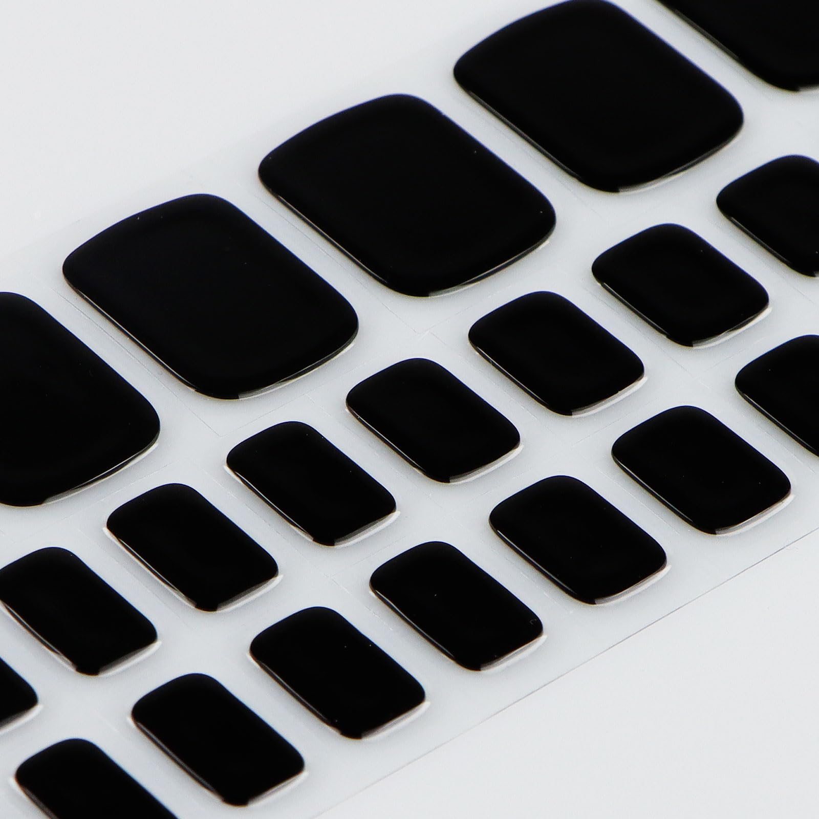JMEOWIO Gel Toenail Stickers Black Semi Cured Gel Toenail Strips Wraps UV/LED Toenail Supplies Toenail Art Design Decoration Accessories - Image 4