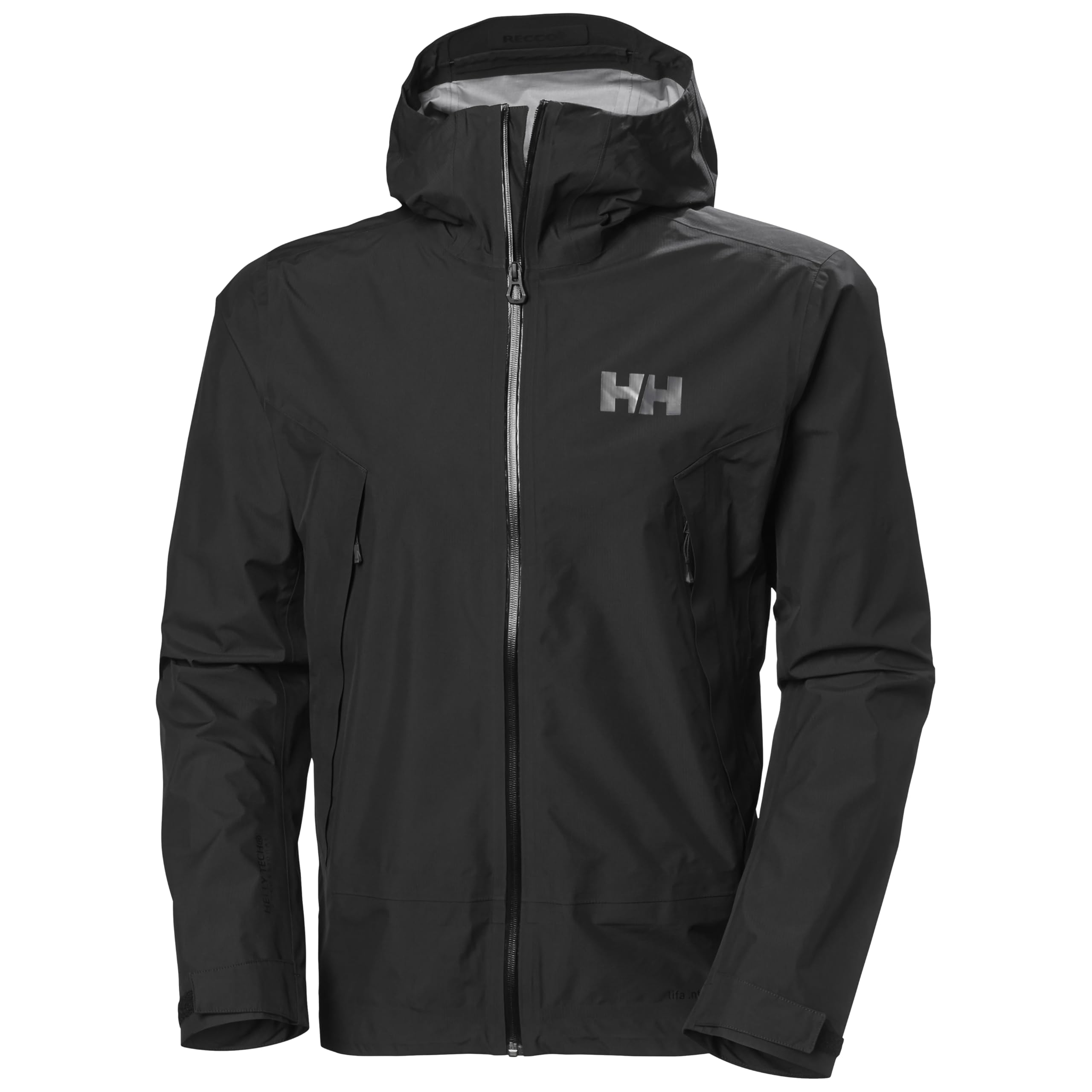 Helly-Hansen Verglas Infinity Shell Jkt 2.0 Men's Waterproof & Breathable Coat - Lightweight Outdoor Adventure Jacket, 990 Black, X-Large