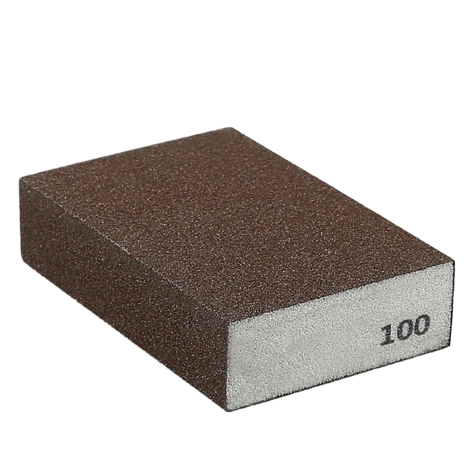 10Pcs Sanding Sponge Blocks Grit 60-320# Wall Grinding Sand Block Sandpaper Polished Brick Kitchen Cleaner For Metal Wood(A100)