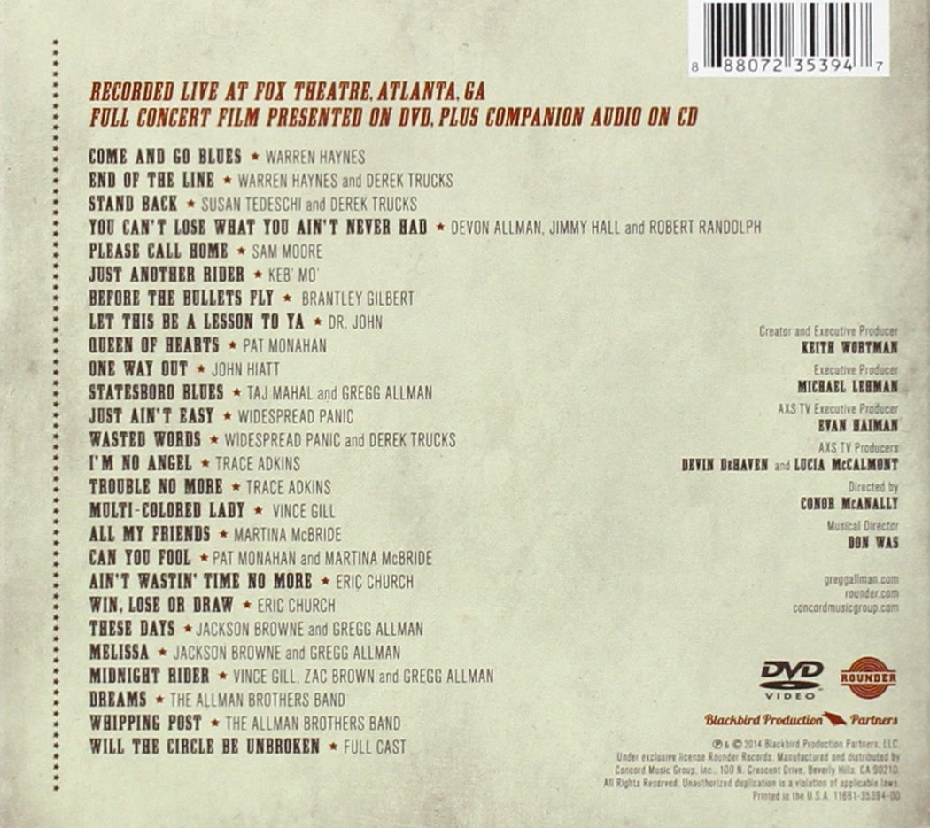 All My Friends: Celebrating The Songs & Voice Of