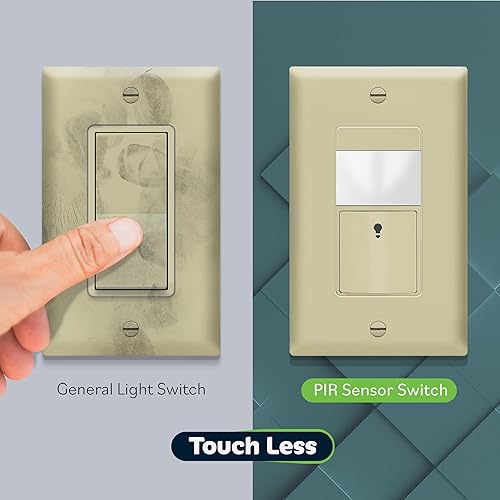 Miniatura 6 de TOPGREENER PIR - Interruptor pasivo de sensor de movimiento por infrarrojo, detector de nivel de luz ambiental