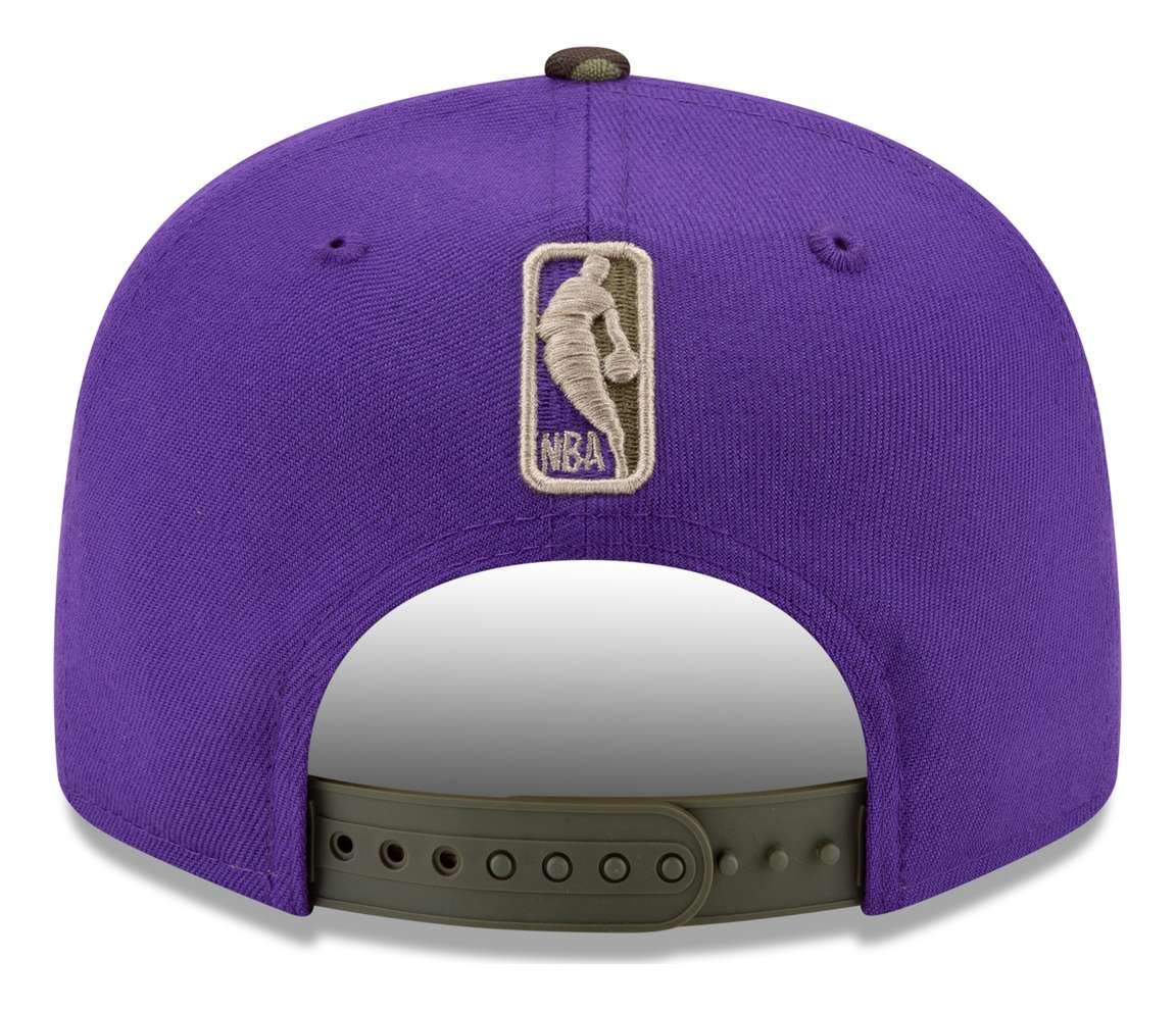 New Era, Cappellino con visiera NBA Los Angeles Lakers All Star Game Camo 9Fifty, viola