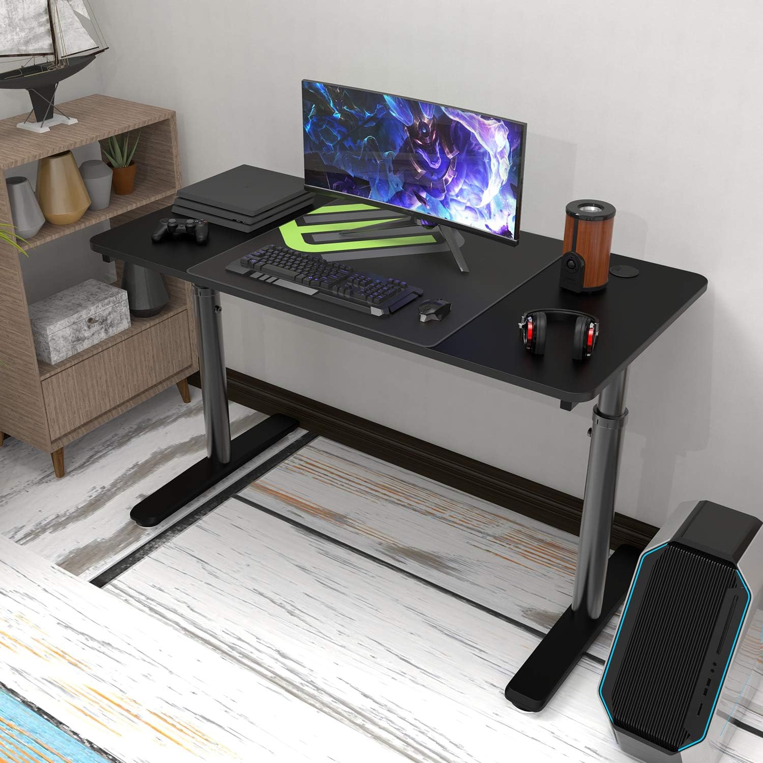 🛒 Flash Sale It's_Organized Gaming Desk, 47 Inch Height Adjustable Gaming Computer Desk,PC Gaming Desk Study Writing Laptop Table Workstation, Home Office Gaming Desk Multi-Functional,Black Flash Deals - 60% OFF It's_Organized Gaming Desk, 47 Inch Height Adjustable Gaming Computer Desk,PC Gaming Desk Study Writing Laptop Table Workstation, Home Office Gaming Desk Multi-Functional,Black