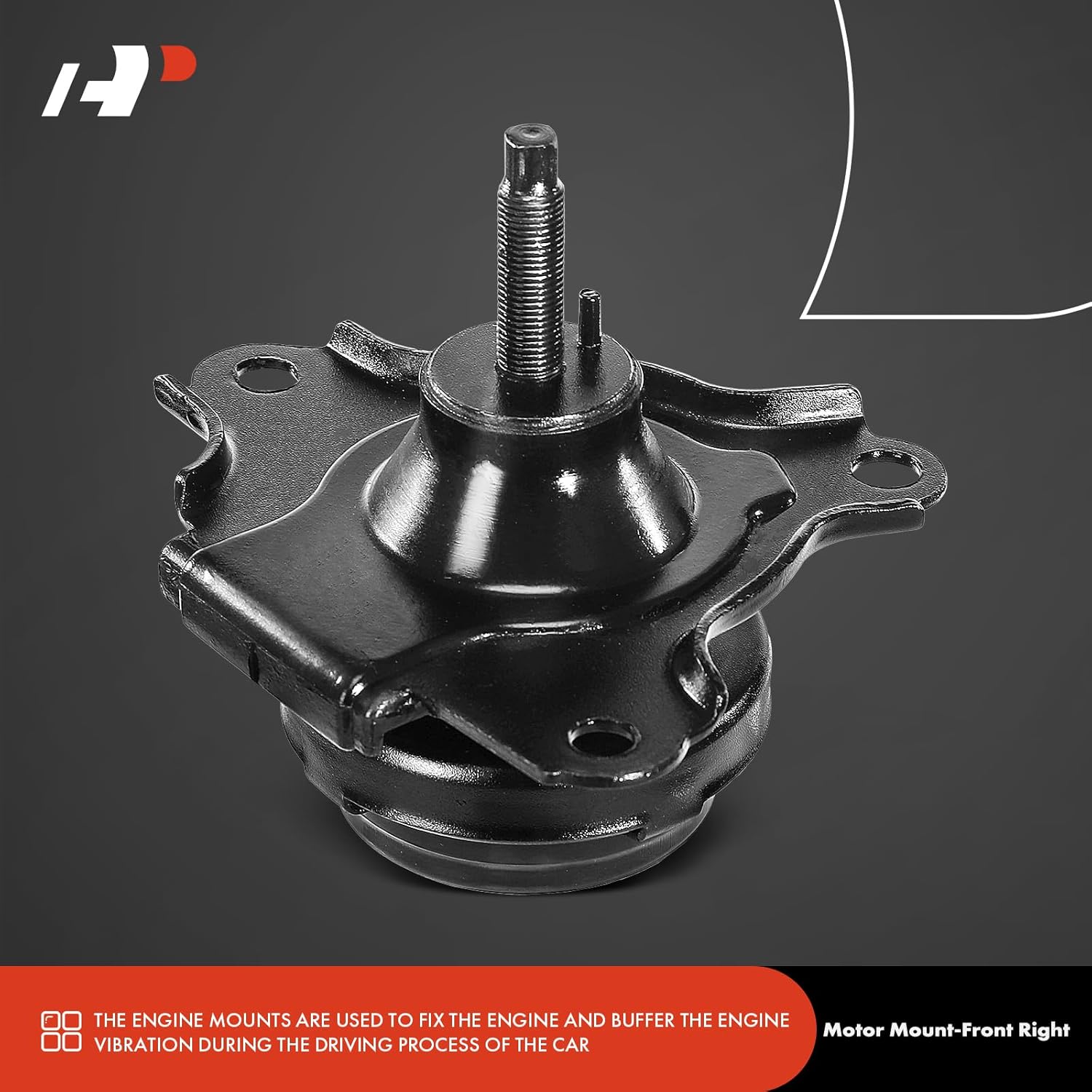 A-Premium 3PCS Engine Motor Mount and Transmission Mount Set Compatible with Honda Civic 2003 2004 2005 L4 1.3L, Replace# 50821-S6M-013, 50821S6M013