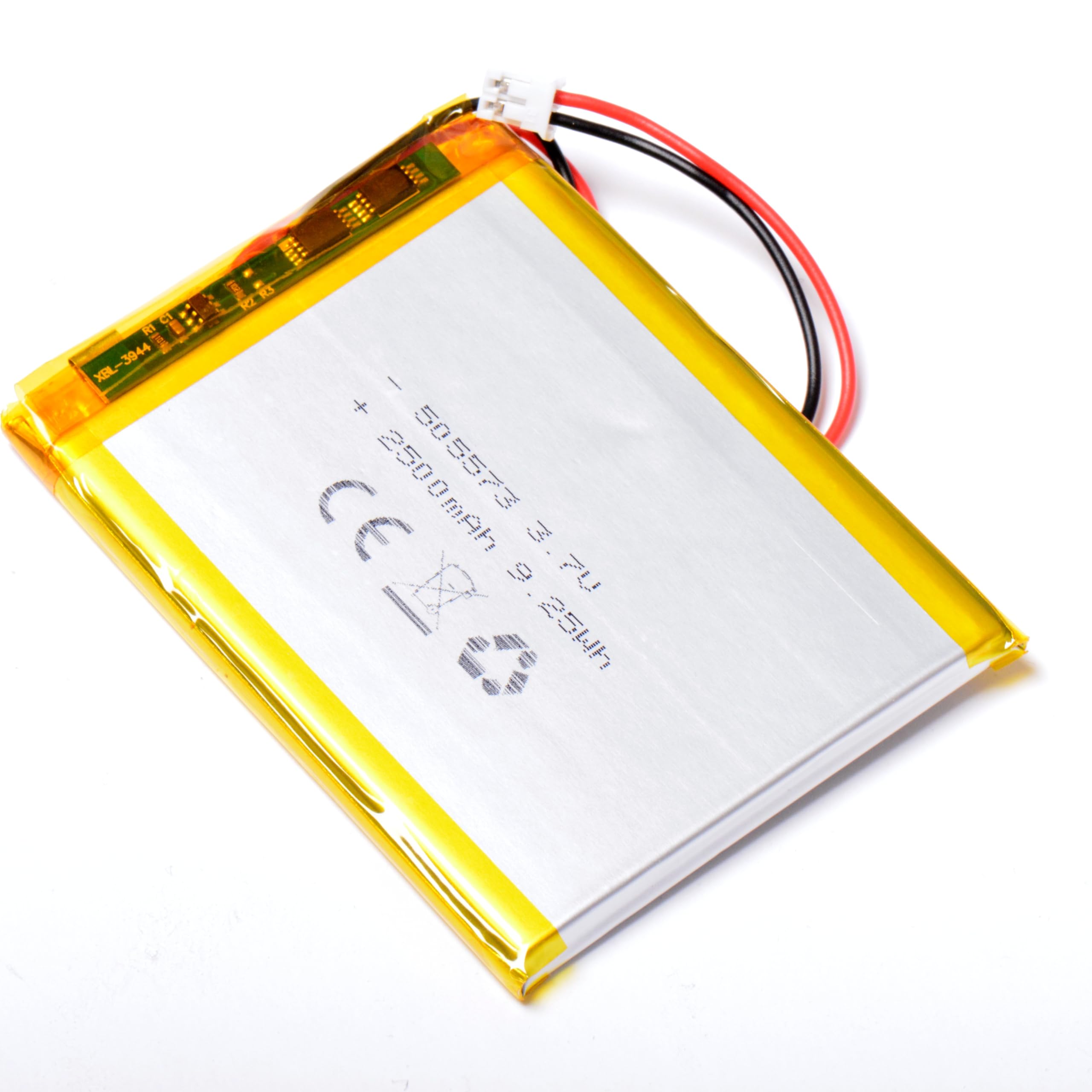 AFTERTECH 505573 2500mAh 2,5 Ah 73 x 55 x 5 mm KOMERY LI-POLIMER LIPOLIMER LIPO 3,7 V 3,7 V ŁADOWANY Z BMS I ZŁĄCZEM JST PHR 02 M4D1