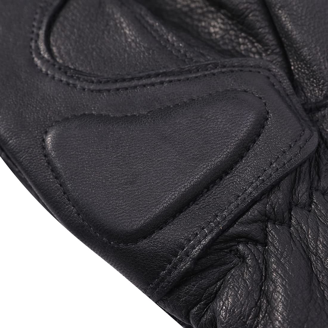 Harssidanzar Herren Winter Motorradhandschuhe,echtes Leder Vollfinger Touchscreen Thermisch gefüttert mit Wasserdichten Thinsulate Motorrad Motorrad Reithandschuhen KM048EU1