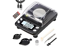 Digiweigh Pocket Scale (0.001g), High-Precision Digital Milligram Scale with 6 Units for...