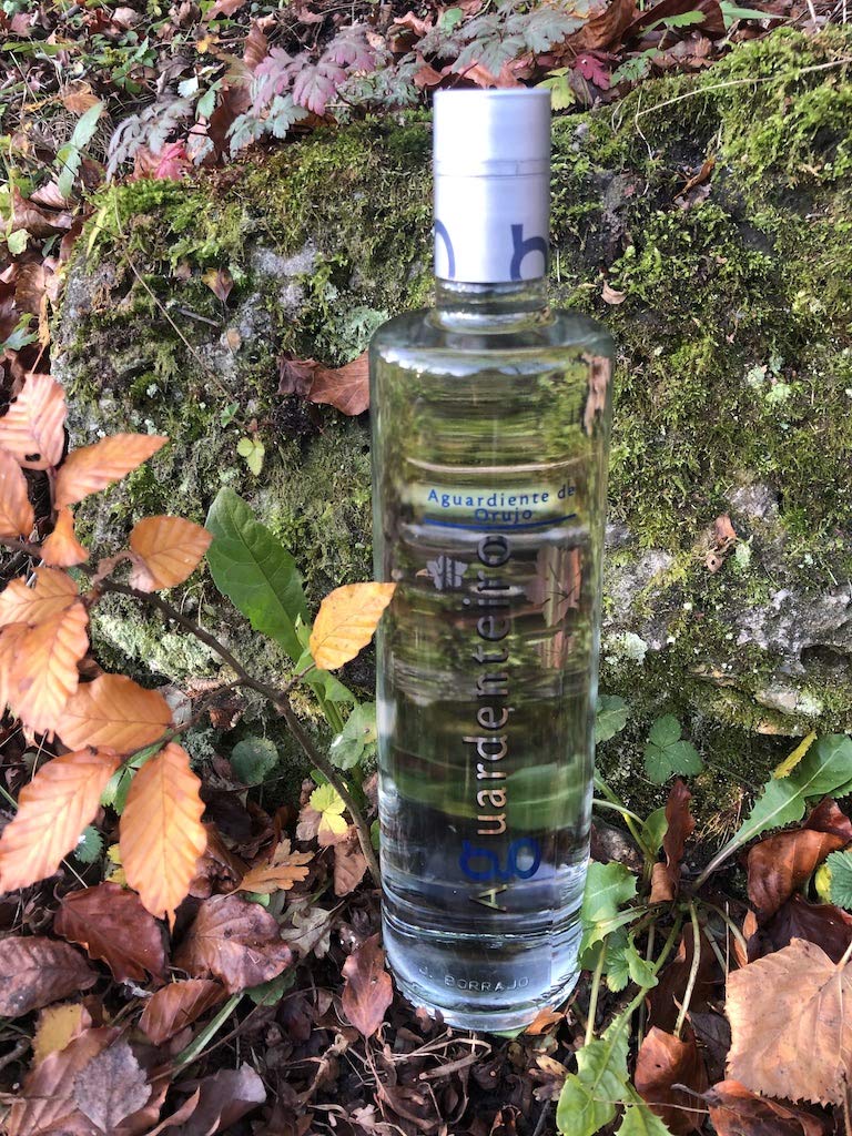 Aguardiente de Orujo Aguardenteiro. Tresterschnaps aus Spanien. 1,0 L, 40% vol.