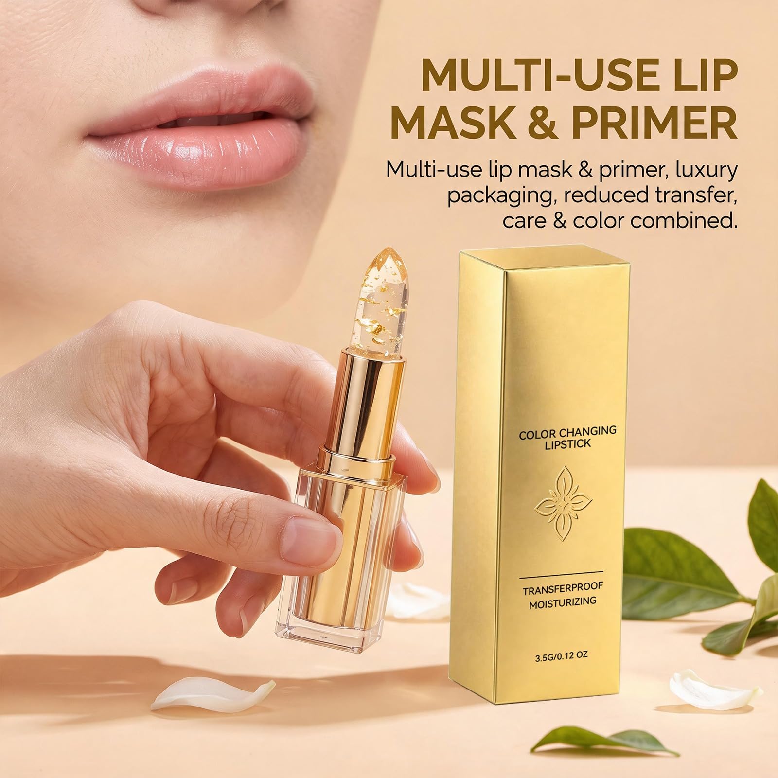 Color Changing Lipstick, pH Adjusting Lipstick, Moisturizing Lip Balm