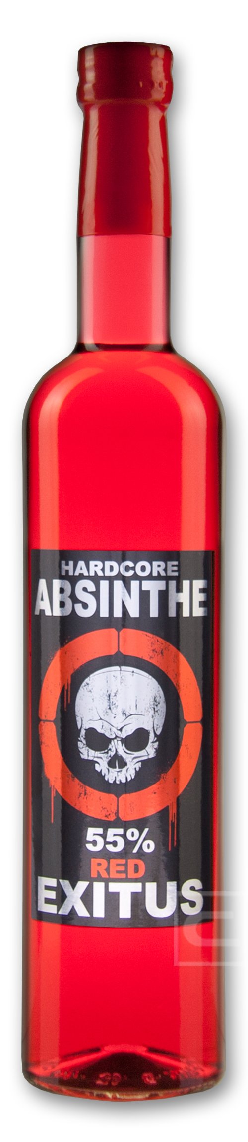 Premium Hardcore Absinth "Red Exitus" - 50cl - 55% vol. Alc.
