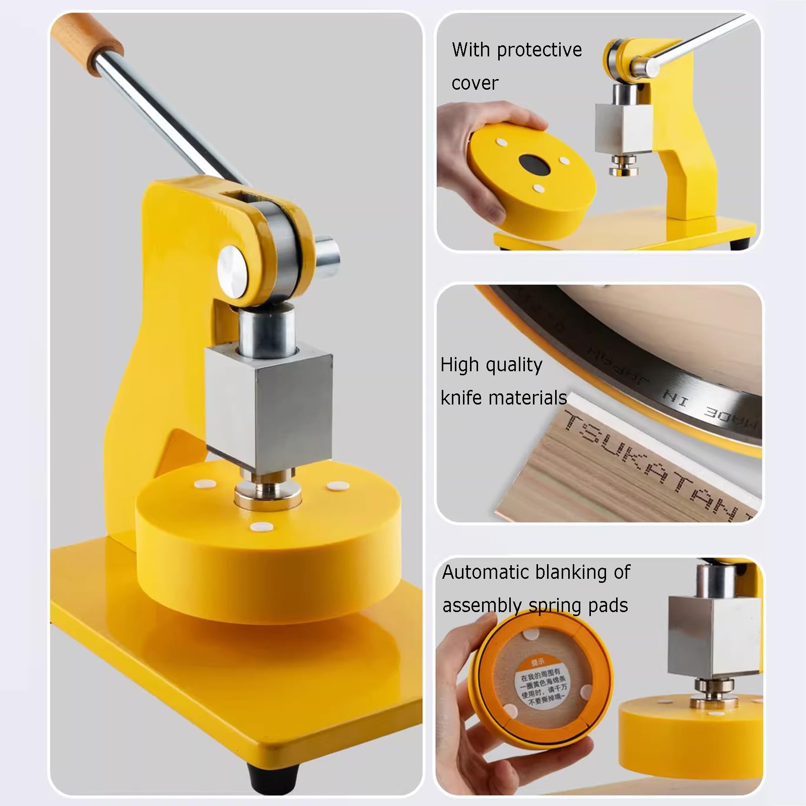 Cuchillo De Muestreo De Tela, Instrumento Manual De Gramo para Alfombras Textiles, con Disco Estándar De 100 Cm Cuadrados, Muestreo De Precisión para Tela, Película