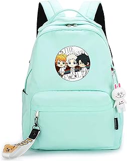 GO2COSY Anime The Promised Neverland Backpack Daypack Student Bag School Bag Bookbag Shoulder Bag
