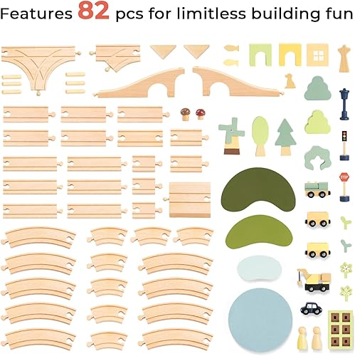 Miniatura 2 de OOOK BCOK102 Juego de ferrocarril para niños