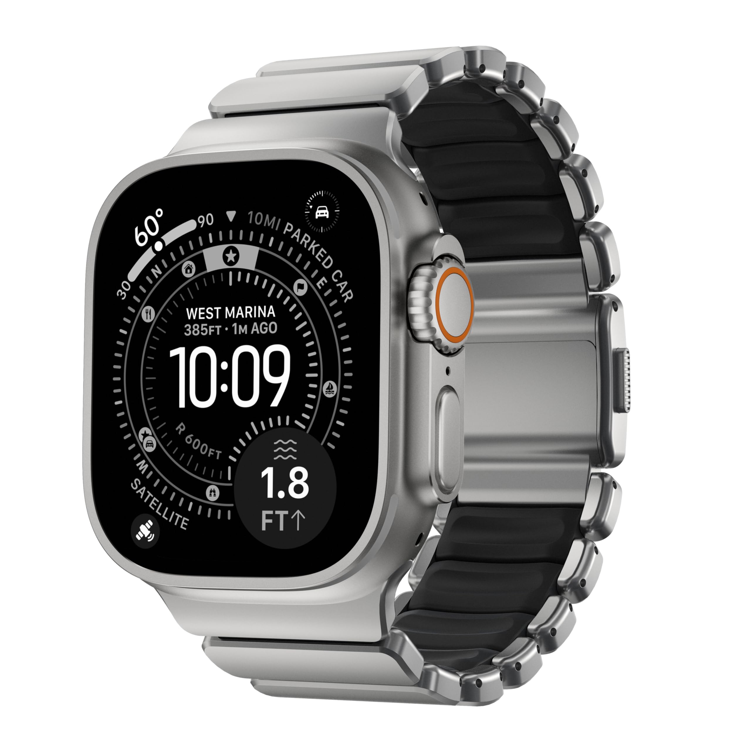 NOMAD Stratos Pasek do zegarka Apple Watch 42/44 / 45/46 mm / 49 mm, hybrydowy