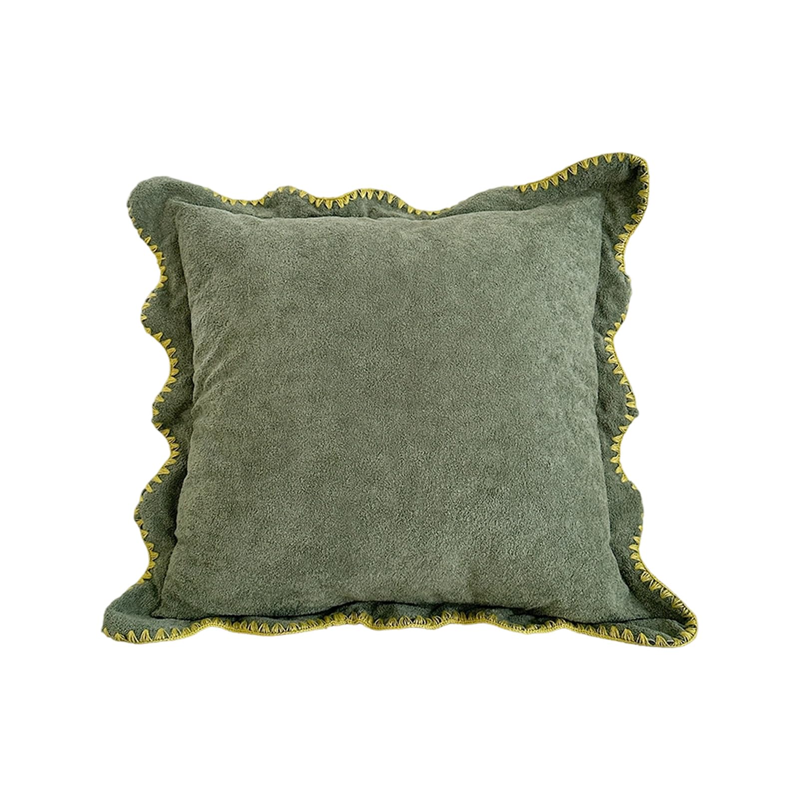Ijksbehjf Washable Removable Cloud Plush Pillow Cover Soft Cushion Cover for Sofa Chair Bed Decoration Chair Cushion