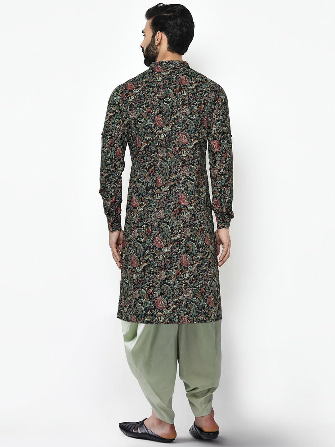 KISAH Men's Kurta Dhoti Set - Traditional Indian Ethnic Wear for Men - Ideal for Weddings, Festivals & Celebrations - Image 5